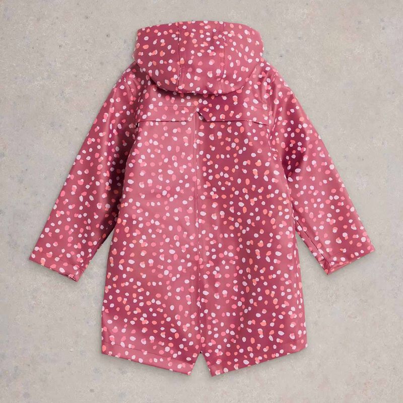 White Stuff Spot Printed Raincoat image number 1